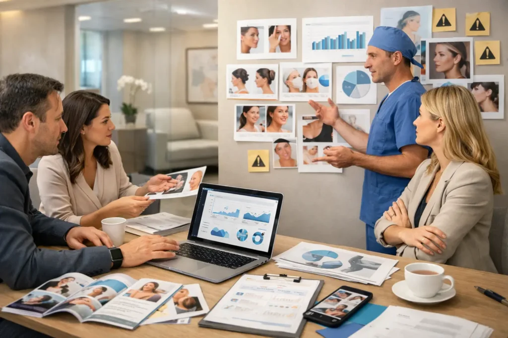 8 erros de marketing em clínica de cirurgia plástica
