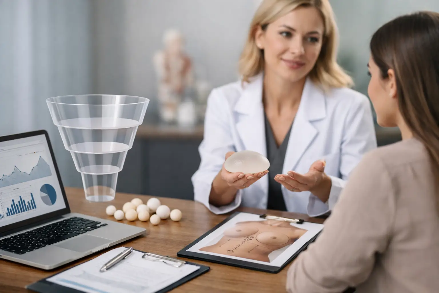 Como estruturar funil cirurgia plástica